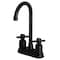 Kingston Brass KB8490DX Bar Faucet, Matte Black KB8490DX - alternate 1